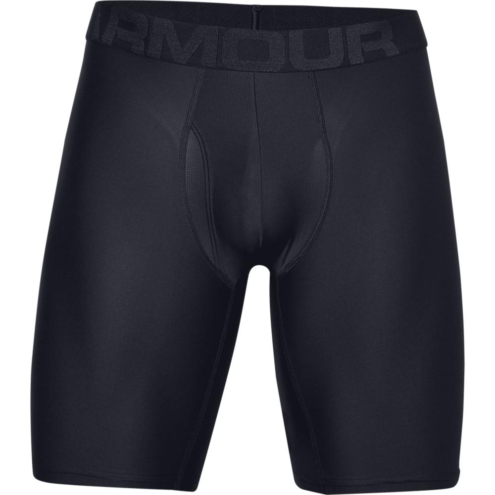 Under Armour Tech 9in Boxer 2 Pack - Black/black