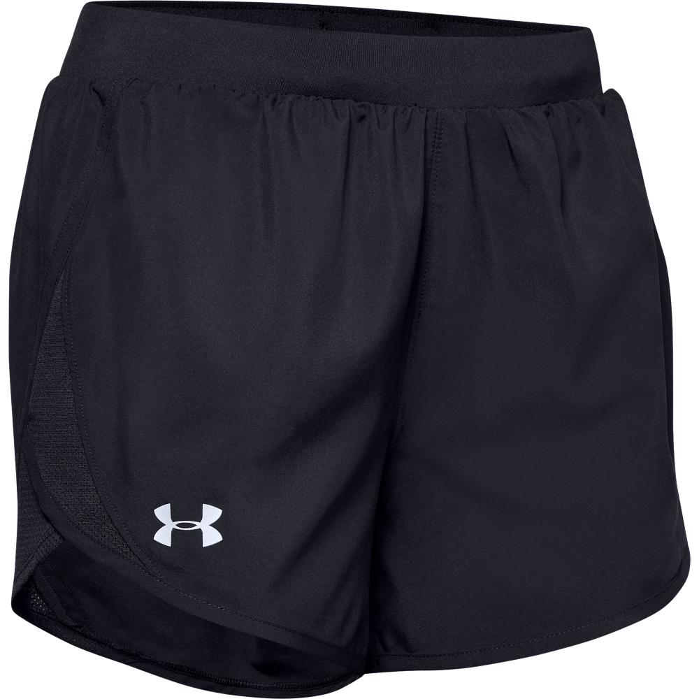Under Armour Womens Fly By 2.0 Short - Black/black/reflective