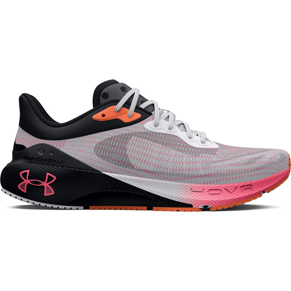 Under Armour Womens Hovr Machina Breeze Running Shoes - Black/white/pink Shock