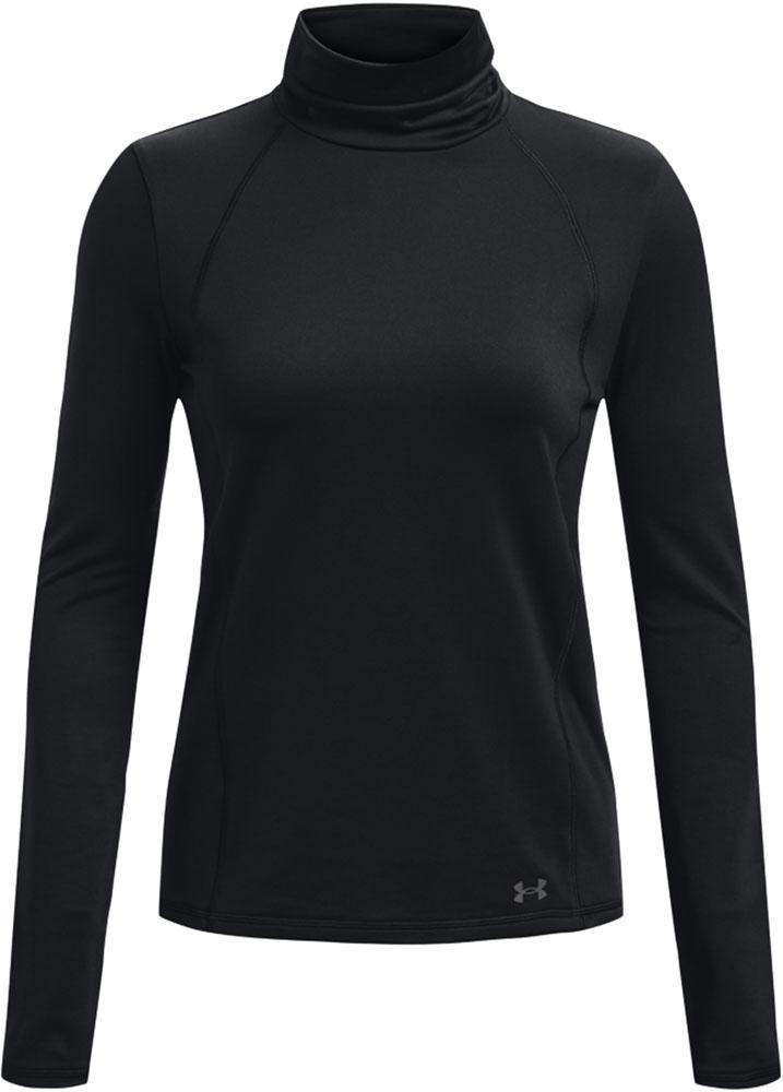 Under Armour Womens Meridian Cold Weather Funnel Neck Top - Black/jet Gray