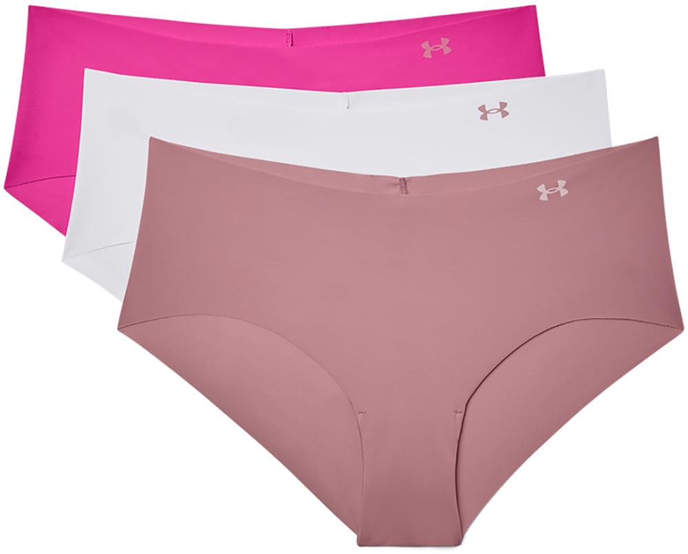 Under Armour Womens Ps Hipster 3pack - Pink Elixir/halo Gray/rebel Pink