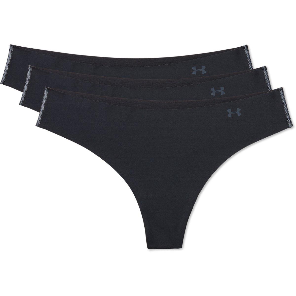 Under Armour Womens Ps Thong 3pack - Black