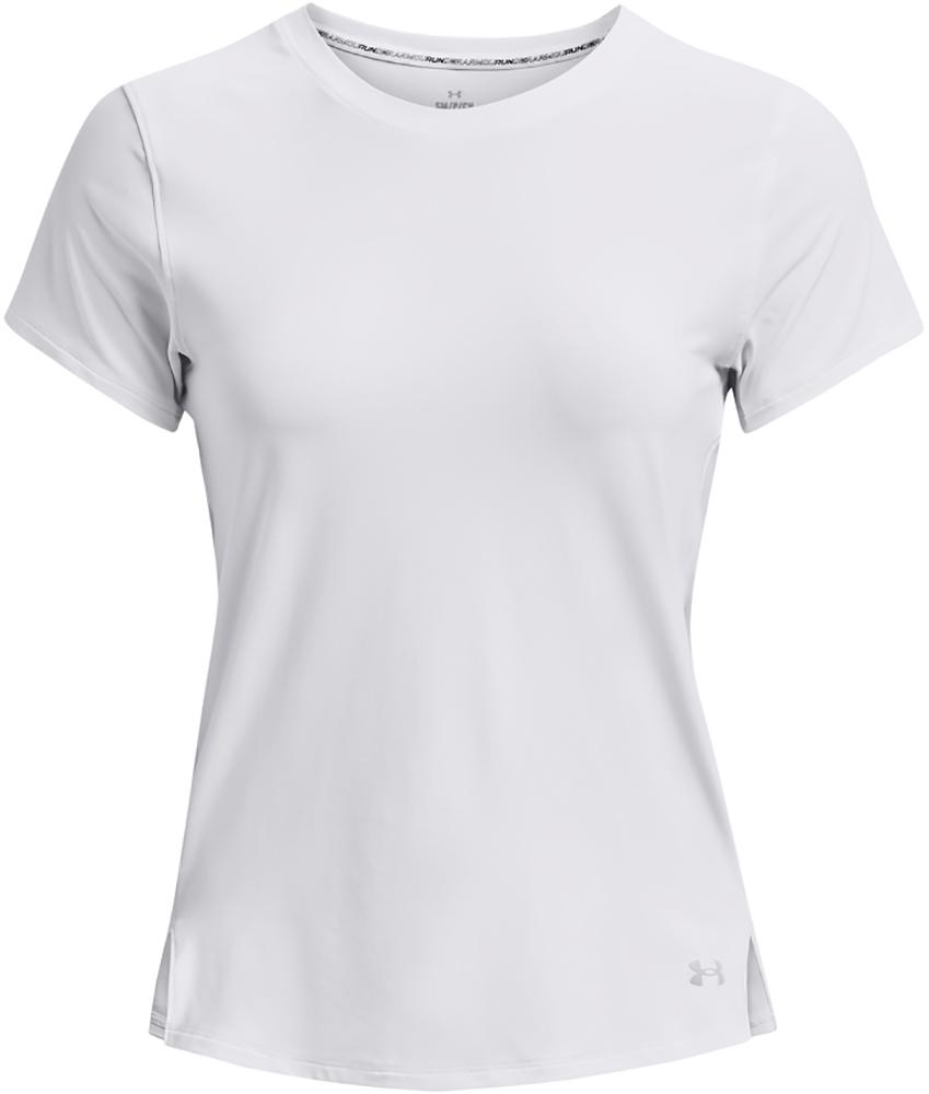 Under Armour Womens Ua Iso-chill Laser Short Sleeve Top - White/white/reflective