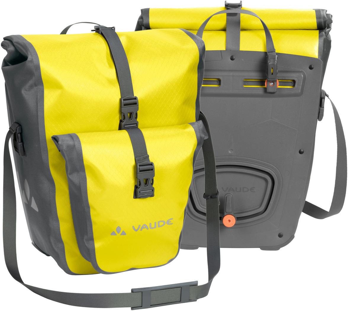 Vaude Aqua Back Plus Waterproof Rear Pannier Bags Pair - Canary Yellow