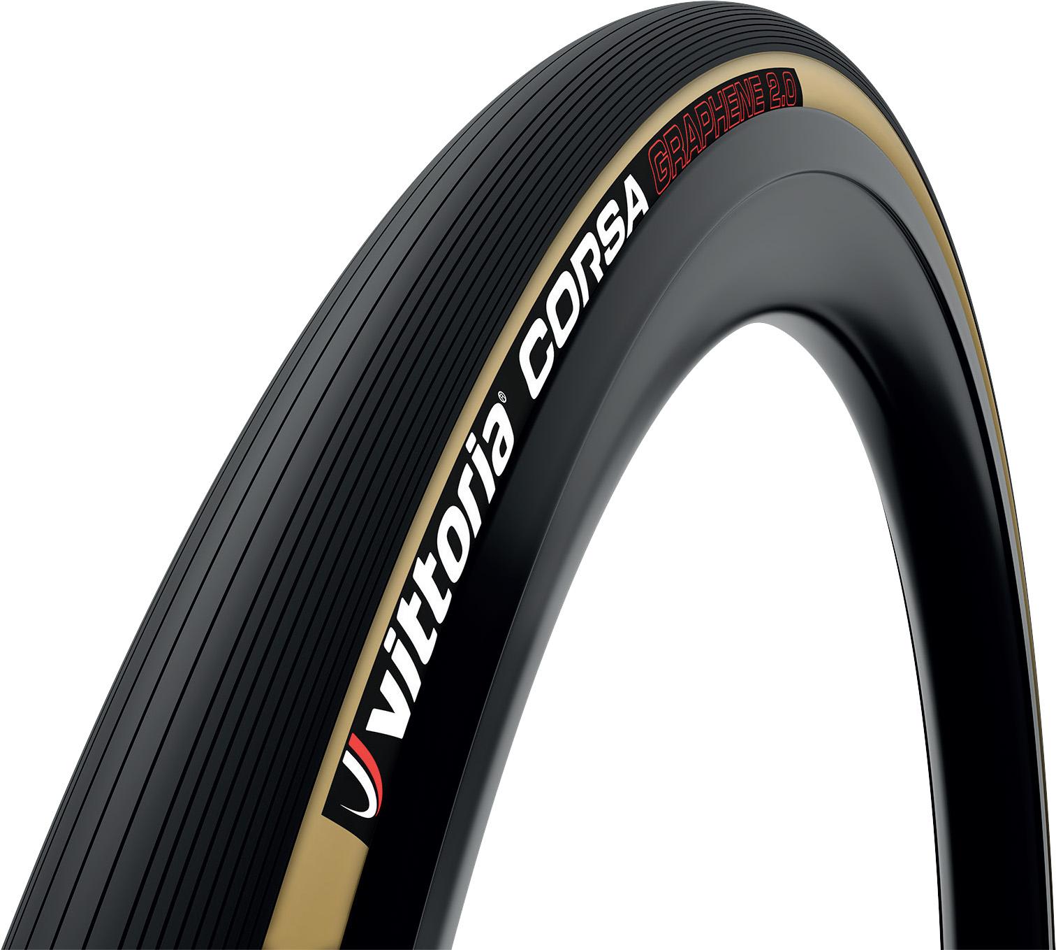 Vittoria Corsa G2.0 Road Tyre - Tubular - Black/tan Wall