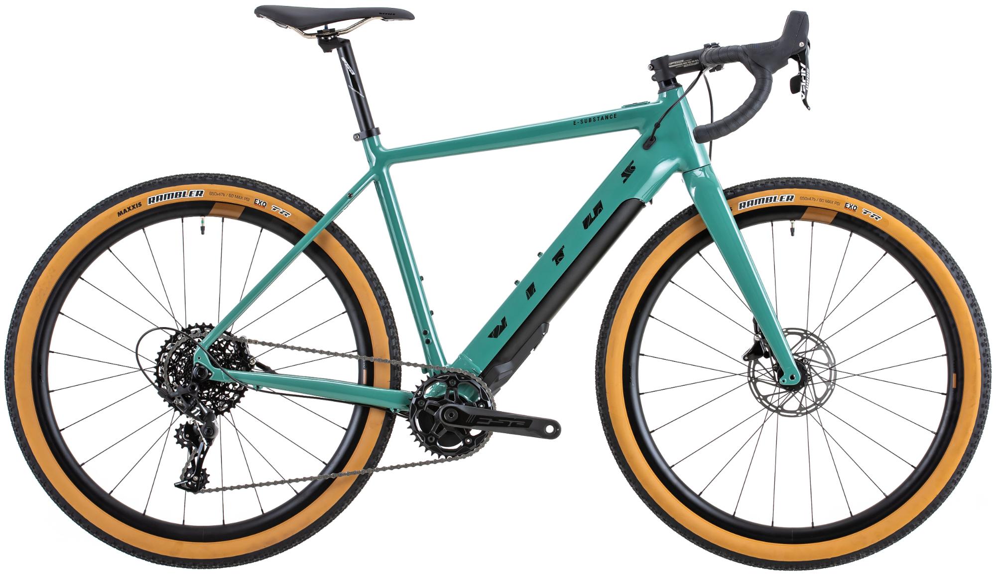 Vitus E-substance Aluminium Apex Gravel Bike (fazua) - Sage Green