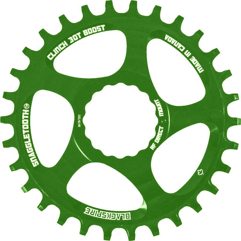Blackspire Snaggletooth Nw Cinch Chainring Boost - Lime Green