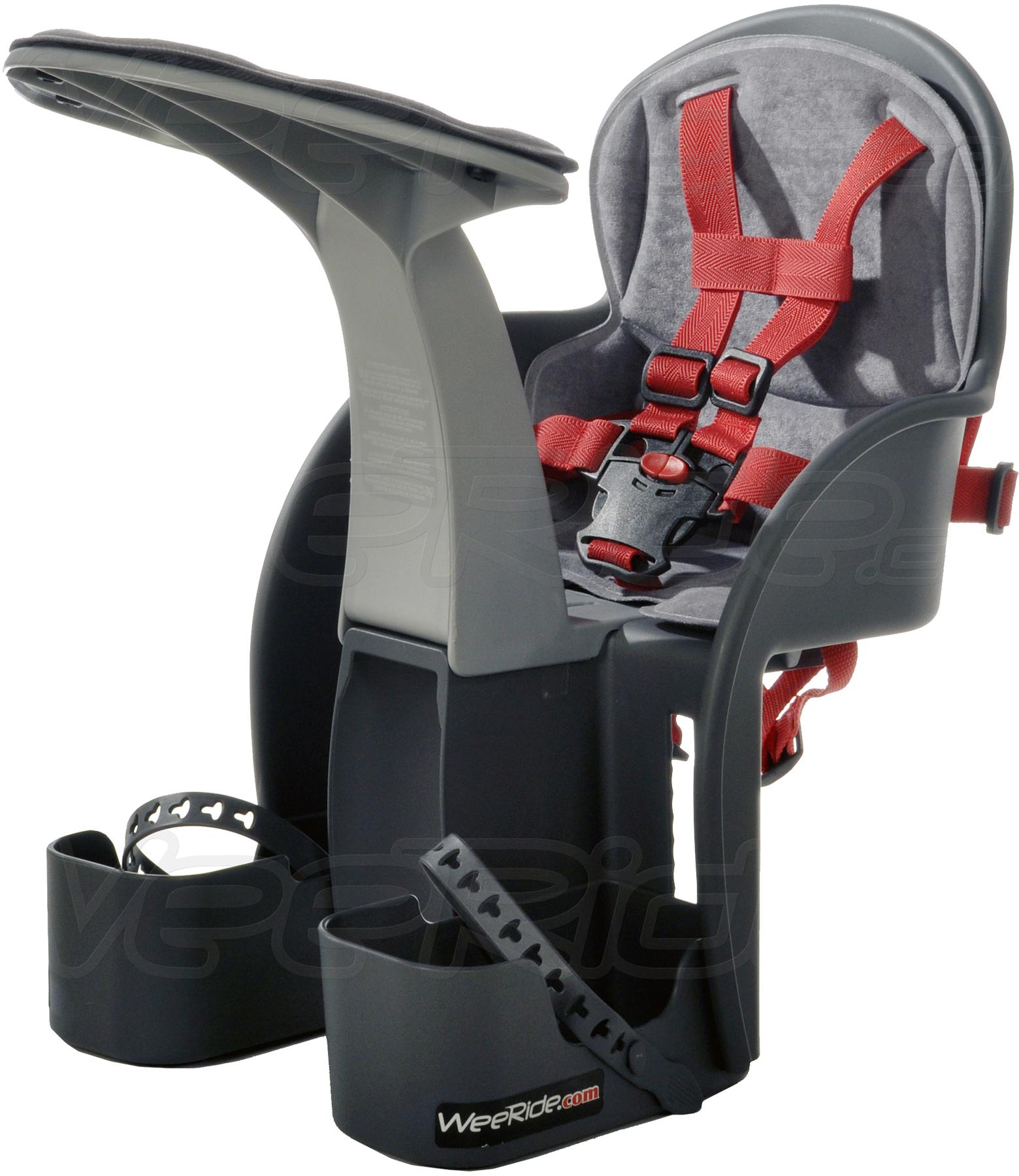 Weeride Safe Front Baby Bike Seat - Grey