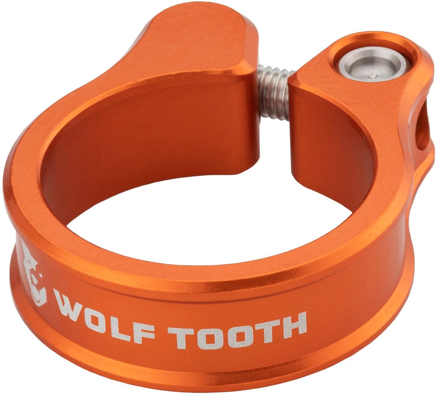 Wolf Tooth Seatpost Clamp - Bolt-on - Orange