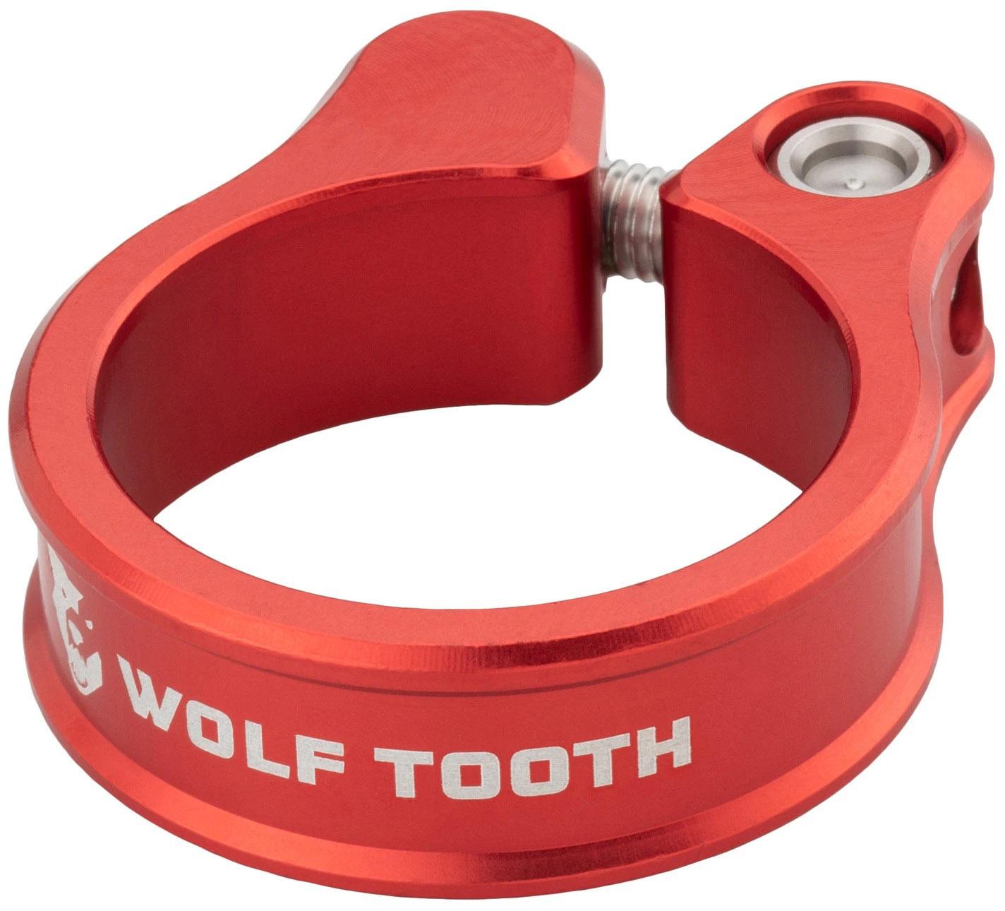 Wolf Tooth Seatpost Clamp - Bolt-on - Red
