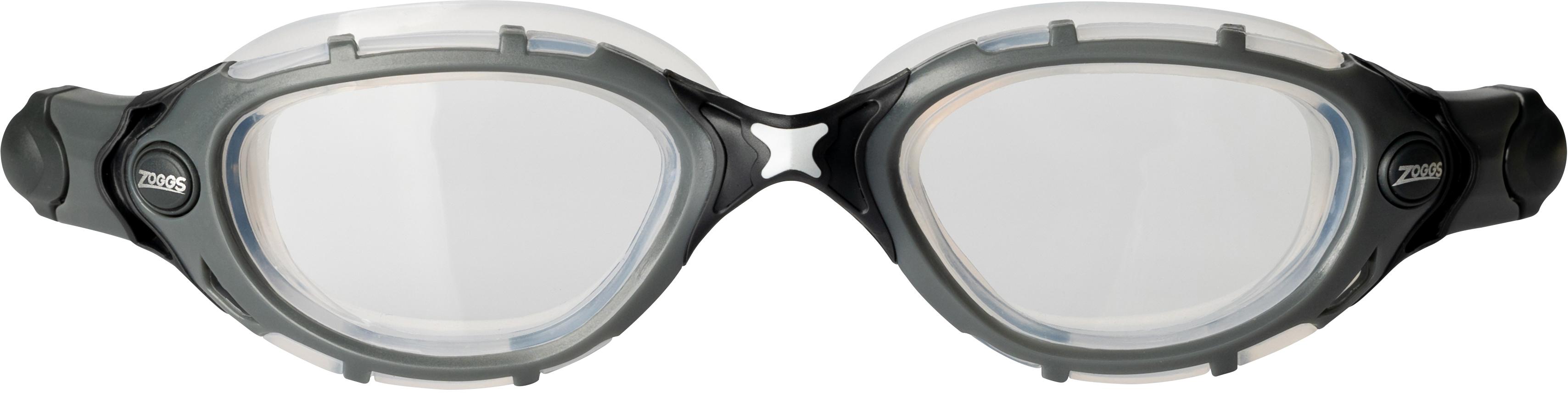 Zoggs Original Predator Flex Clear Goggle - Grey/black/clear
