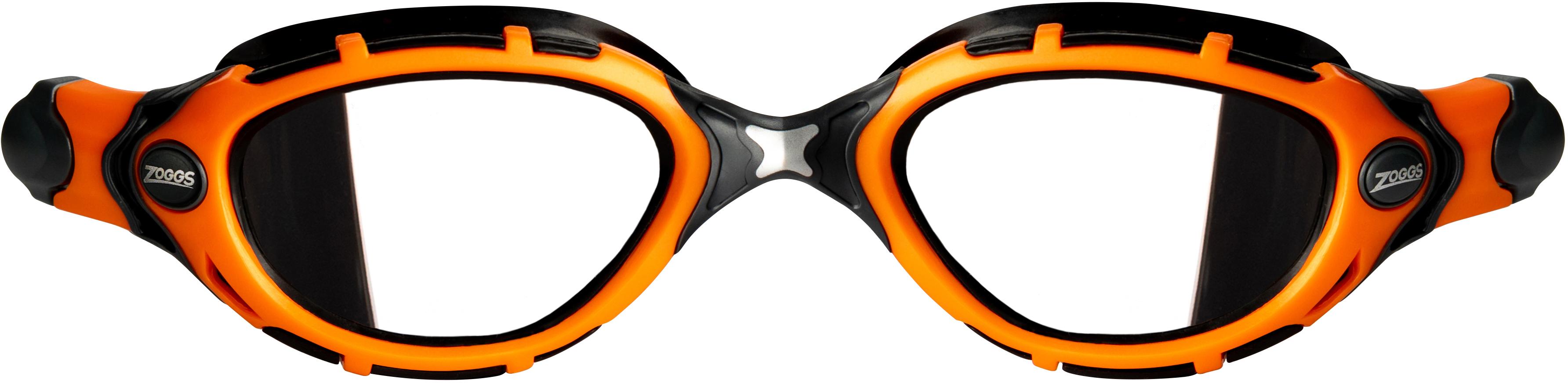 Zoggs Original Predator Flex Mirror Goggle - Orange/black/mirrored Silver