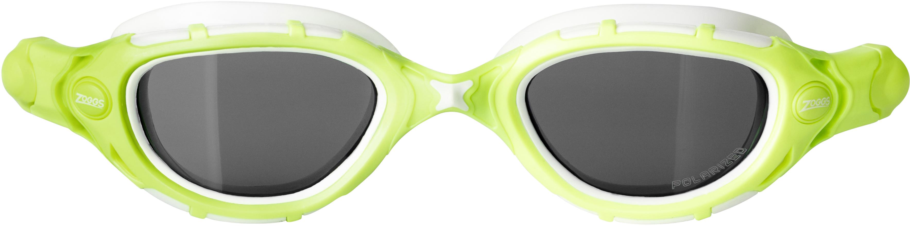 Zoggs Original Predator Flex Polarized Goggle - Lime/grey/polarized Smoke