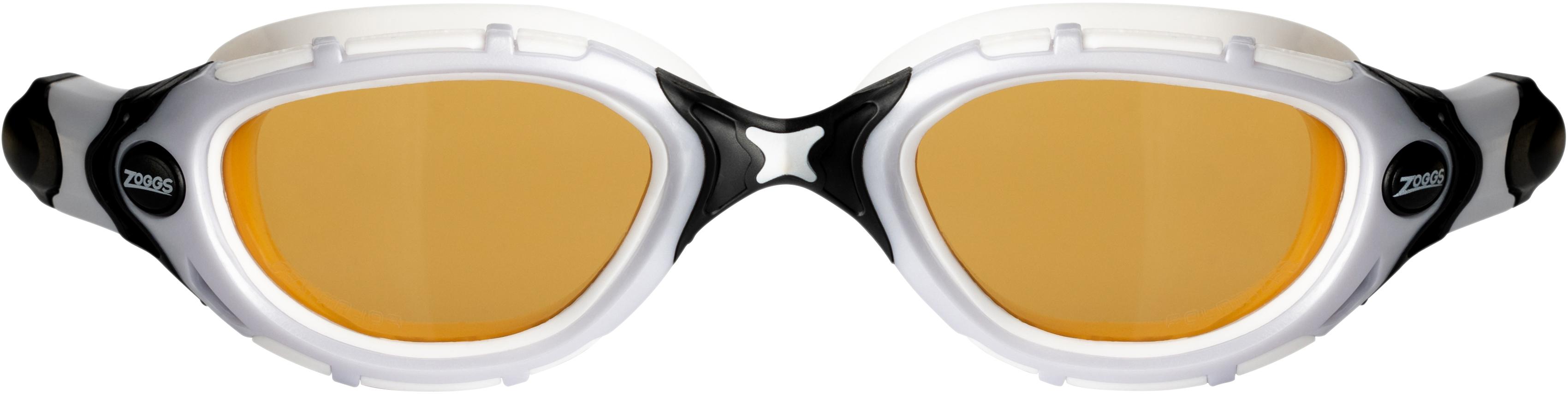 Zoggs Original Predator Flex Polarized Ultra Goggle - White/black/polarized Copper