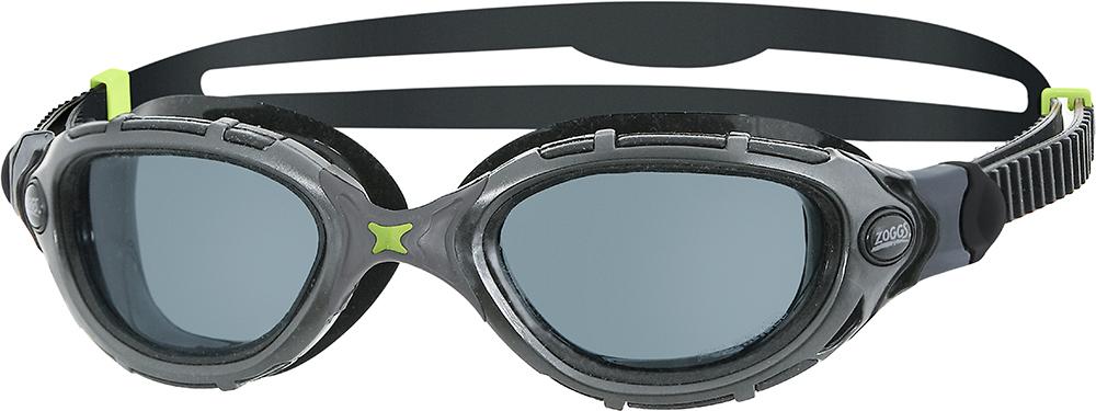 Zoggs Predator Flex Polarized Exclusive Goggles - Black/lime