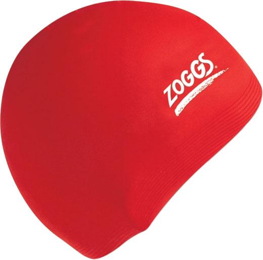 Zoggs Silicone Swimming Cap - Red