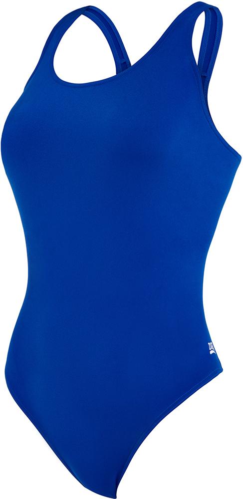 Zoggs Womens Cottesloe Powerback Swimsuit Black 44 - Royal Blue