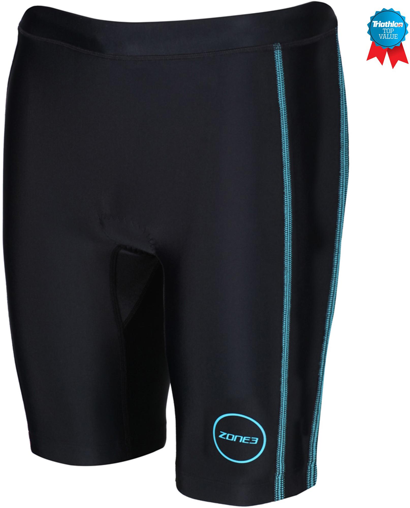 Zone3  Womens Activate Tri Shorts - Black/turquoise