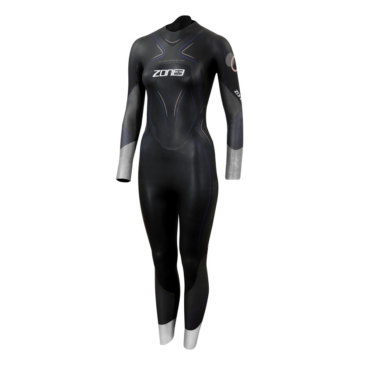 Zone3  Womens Aspire Limited Edition Print Wetsuit - Black/silver