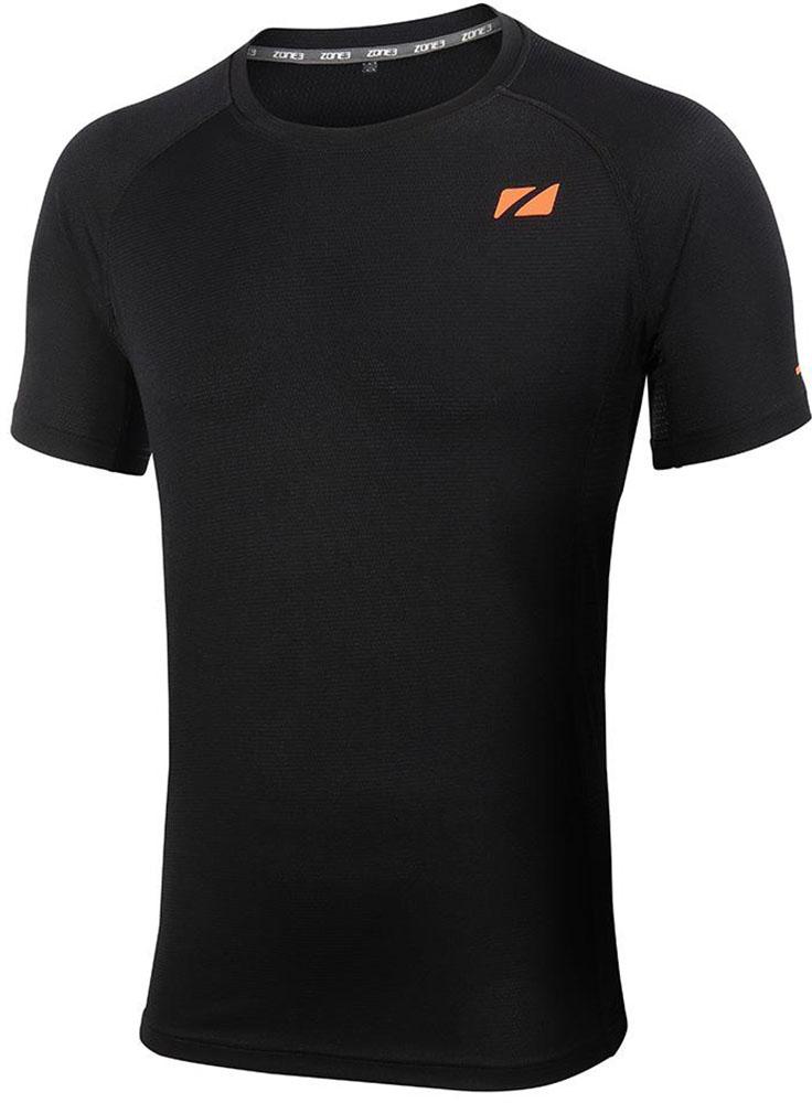 Zone3 Activ Lite  T-shirt - Black/neon Orange
