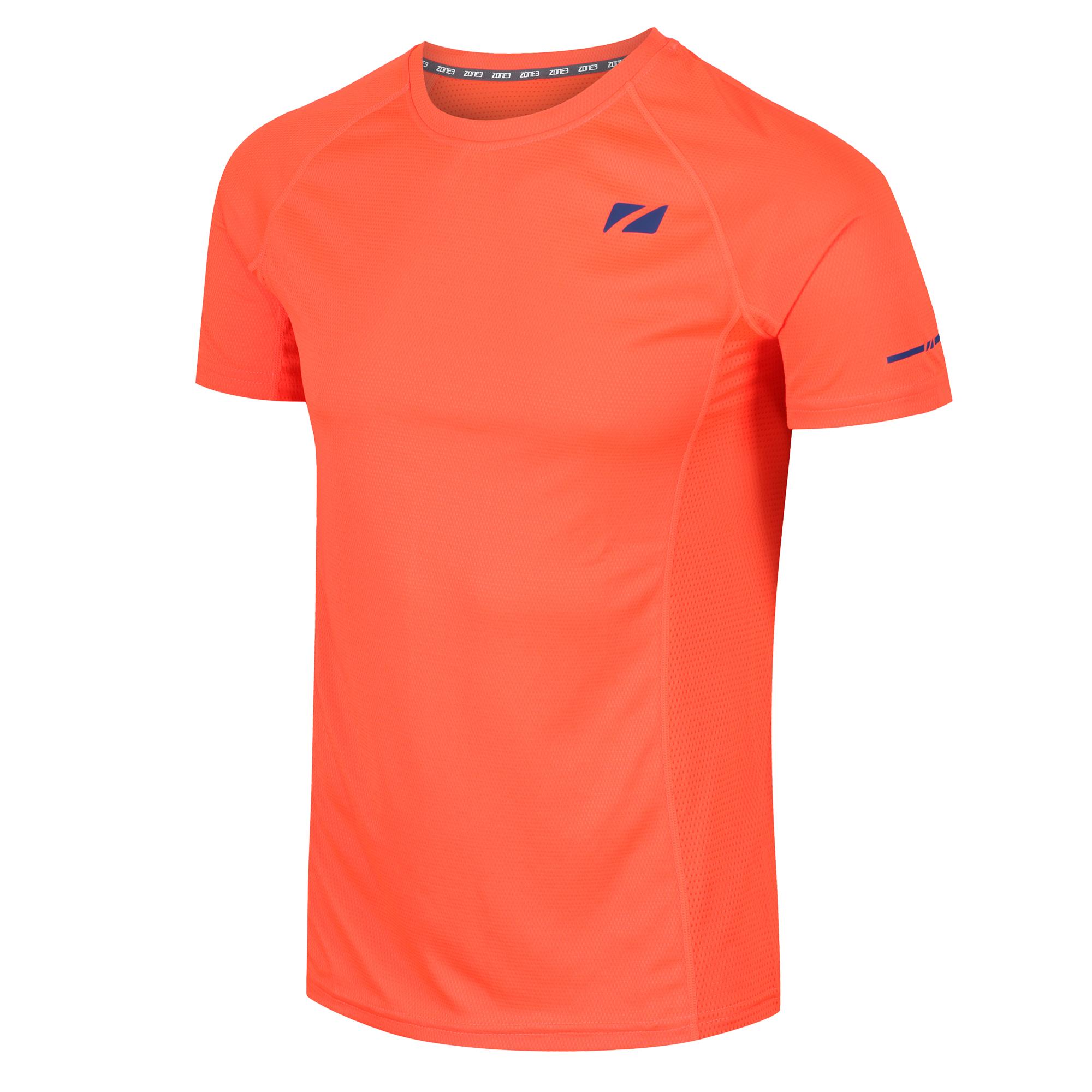 Zone3 Activ Lite  T-shirt - Fire Orange/navy