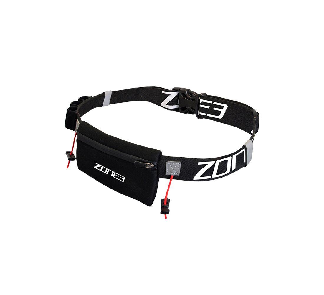 Zone3 Endurance Number Belt With Neoprene Fuel Pouch And - Black