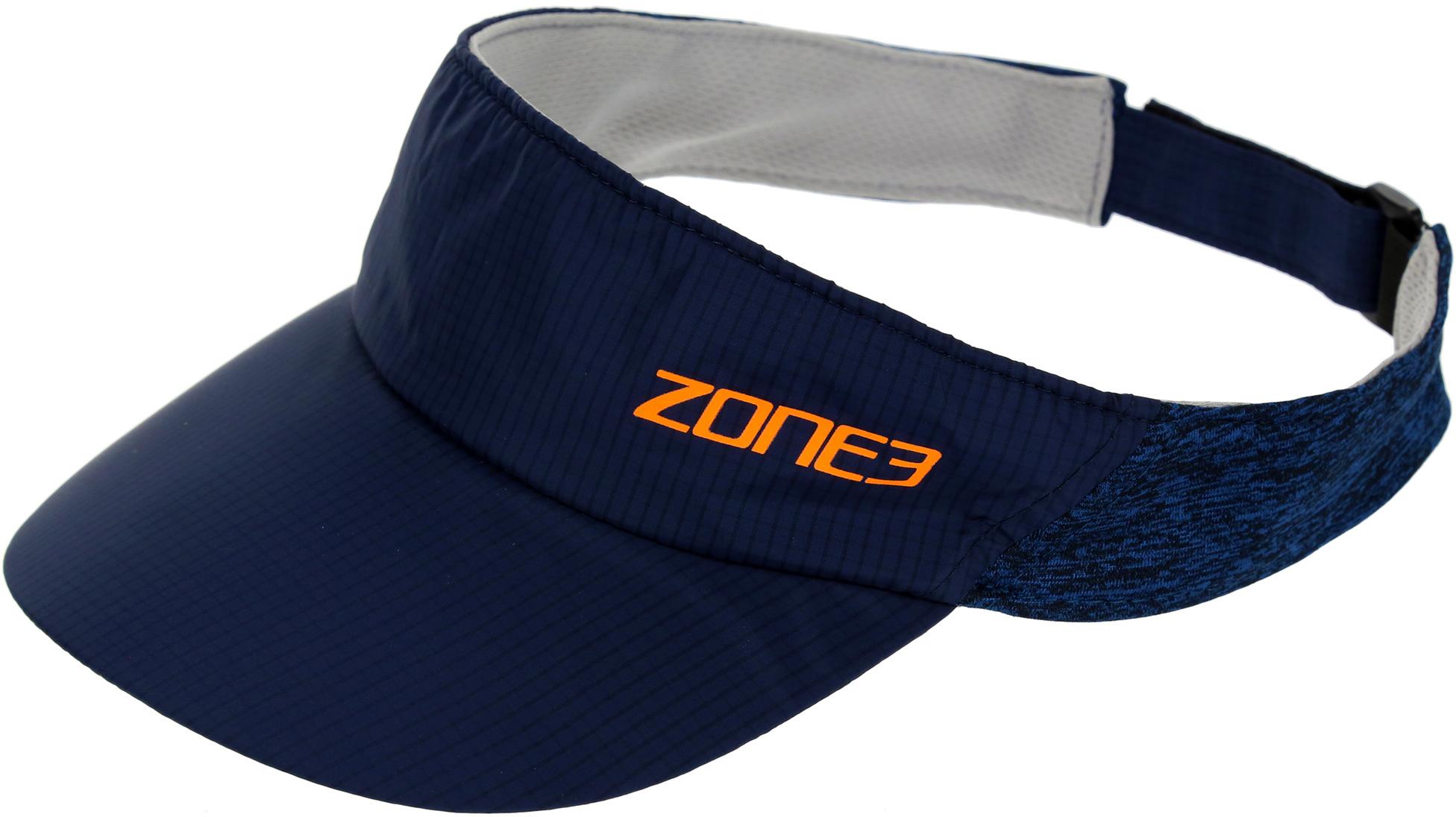 Zone3 Phantom Running Visor - Navy/blue Marl/reflective Orange
