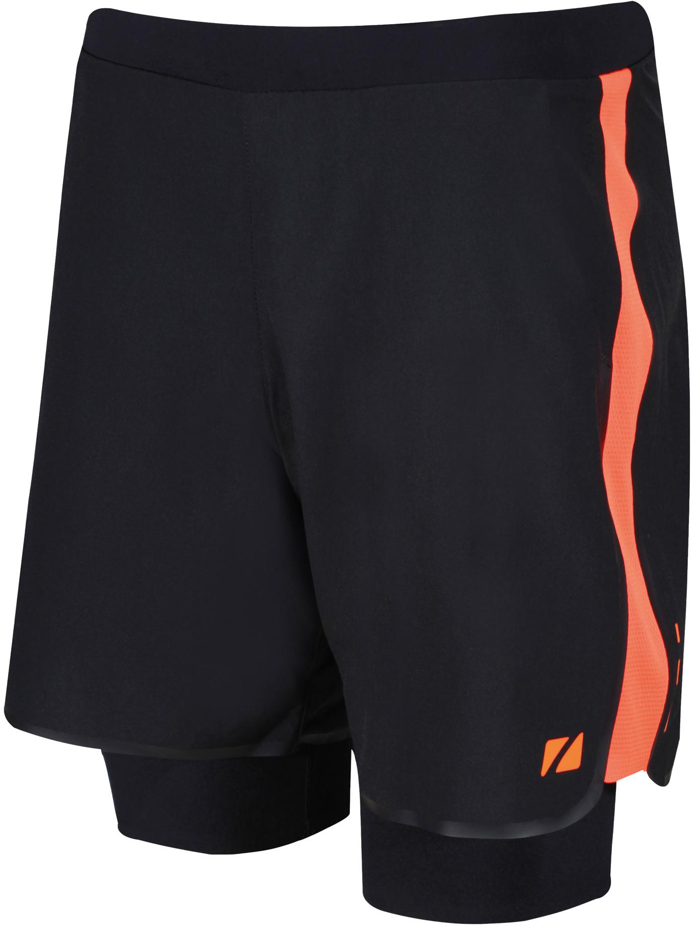 Zone3 Rx3 Medical Grade Compression 2-in-1 Shorts - Black/orange