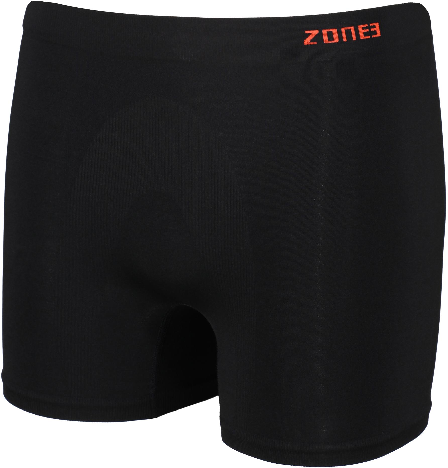 Zone3 Seamless Support Boxers - Black/orange