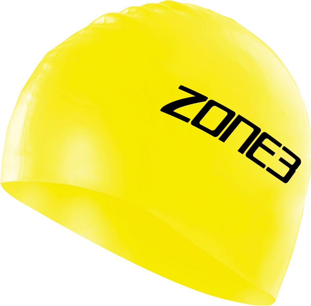Zone3 Silicone Swimming Cap - Yellow