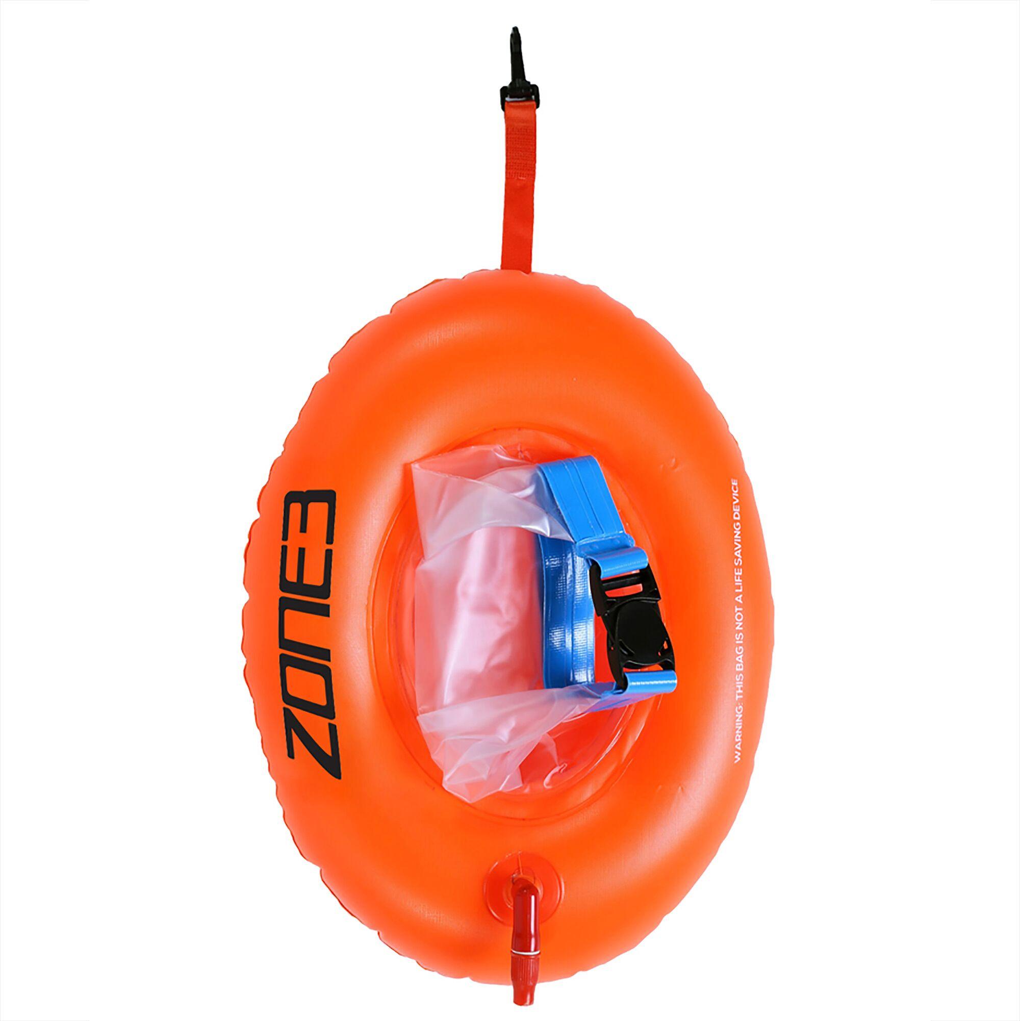 Zone3 Swim Safety Buoy/dry Bag Donut - Orange