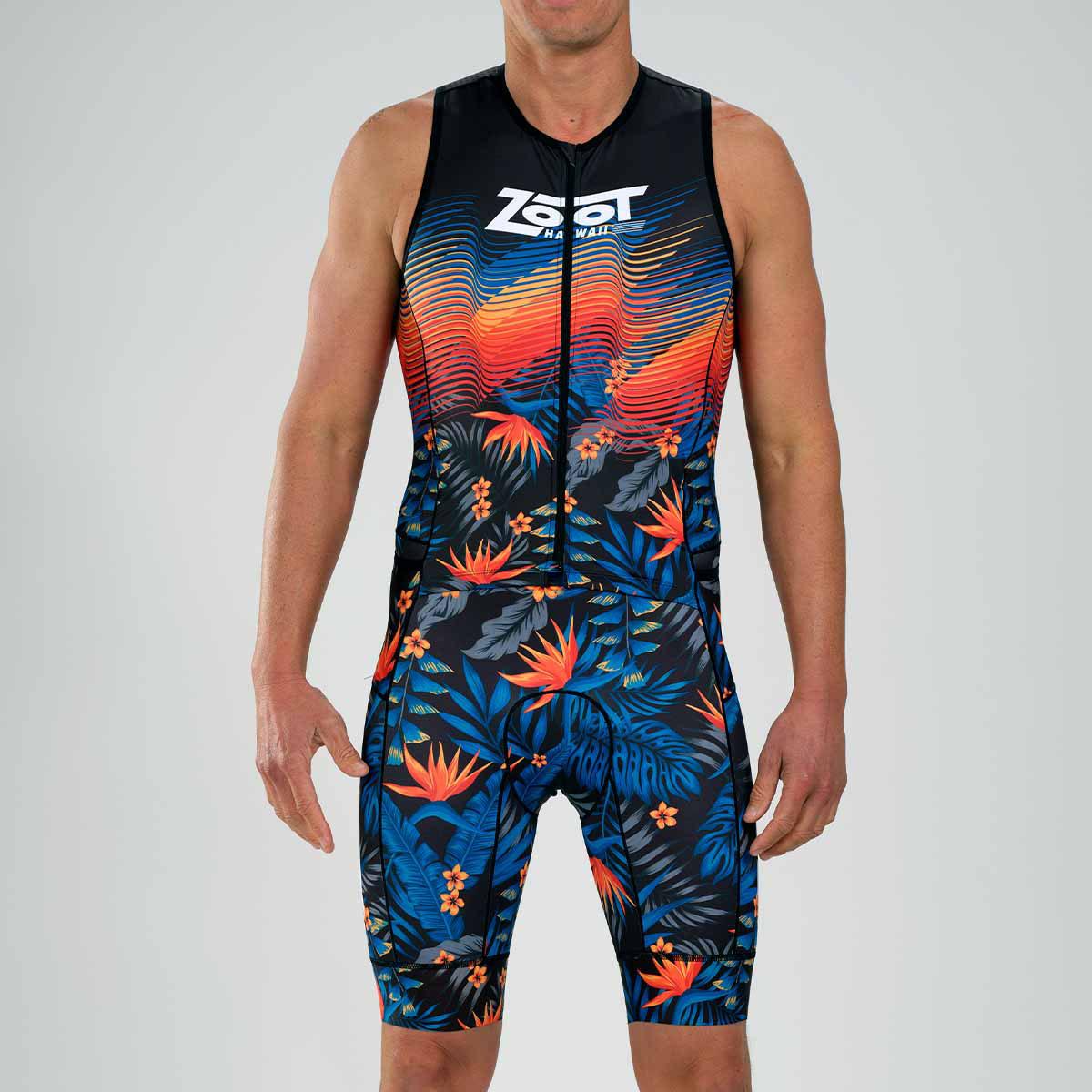 Zoot Mens Ltd Tri Sleeveless Racesuit - Multi
