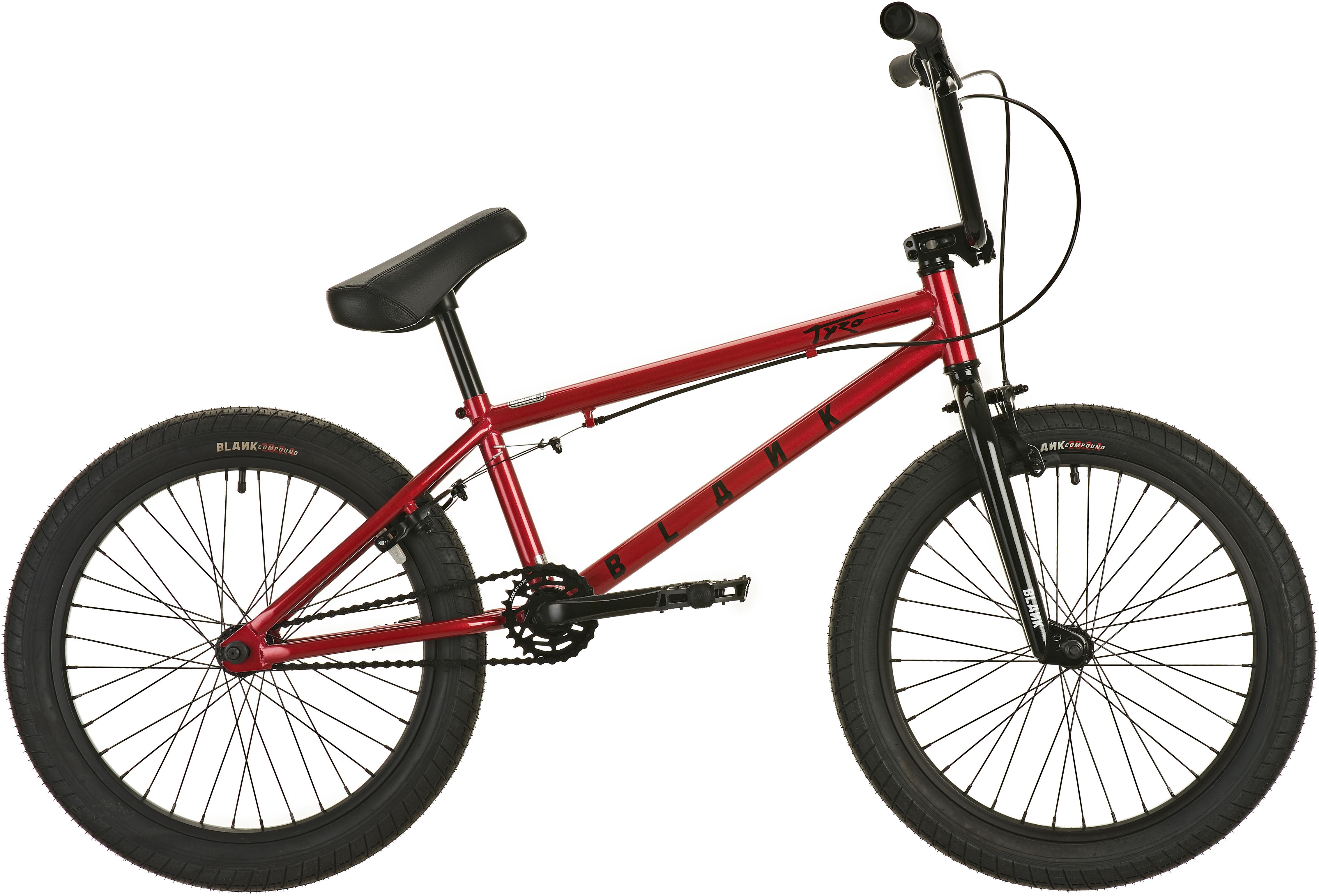 Blank Tyro Bmx Bike - Metallic Red