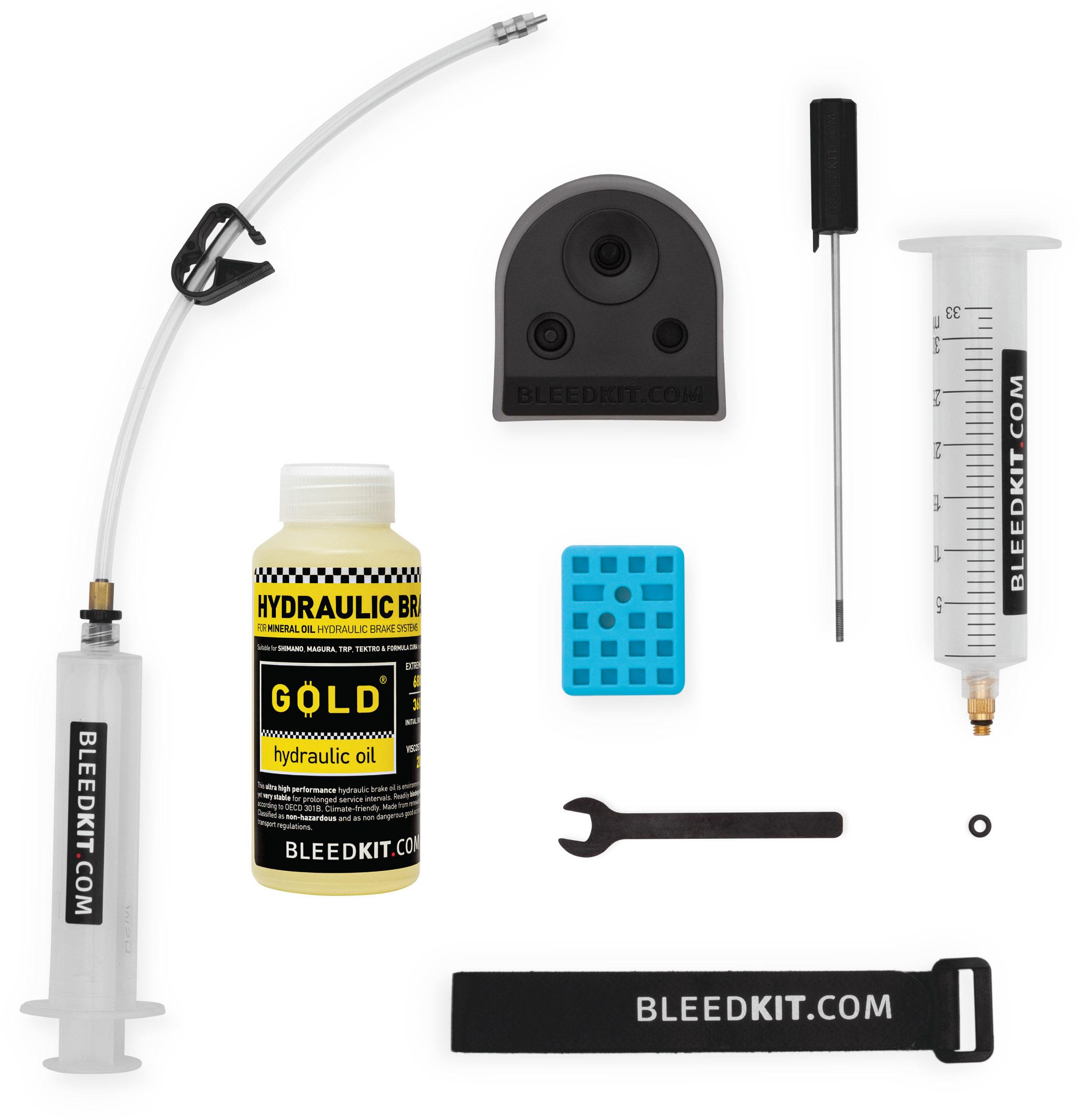 Bleed Kit Premium Plus Edition Shimano Gold Bleed Kit Set - Transparent