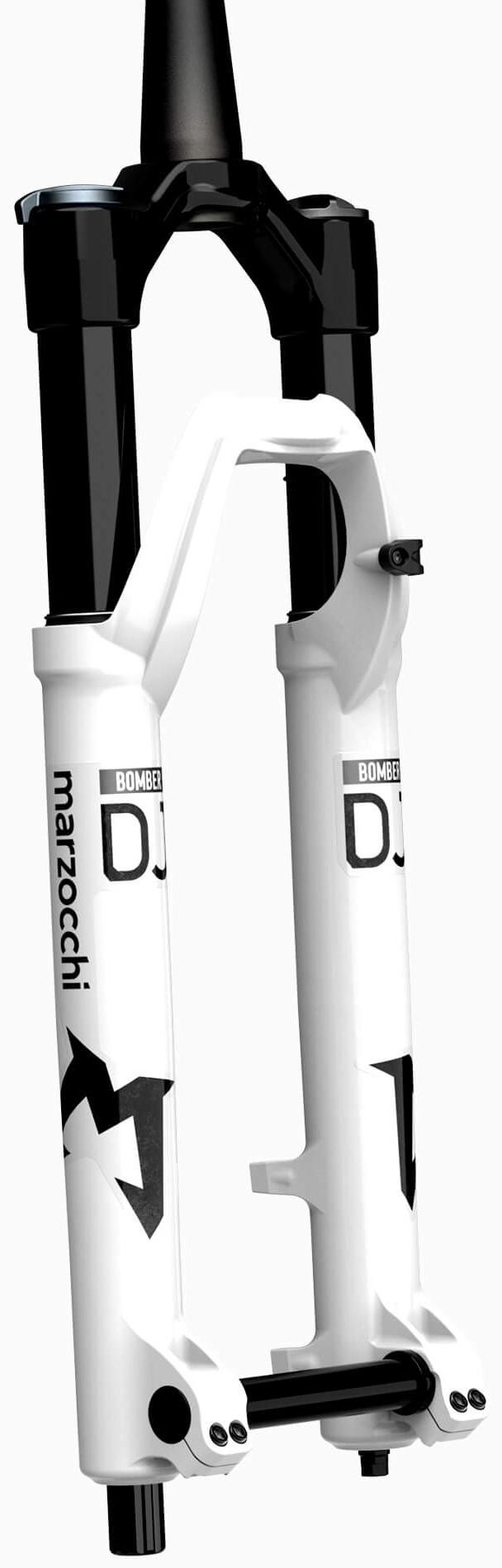 Bomber Dj Limited Edition Dirt Jump Fork - White/black