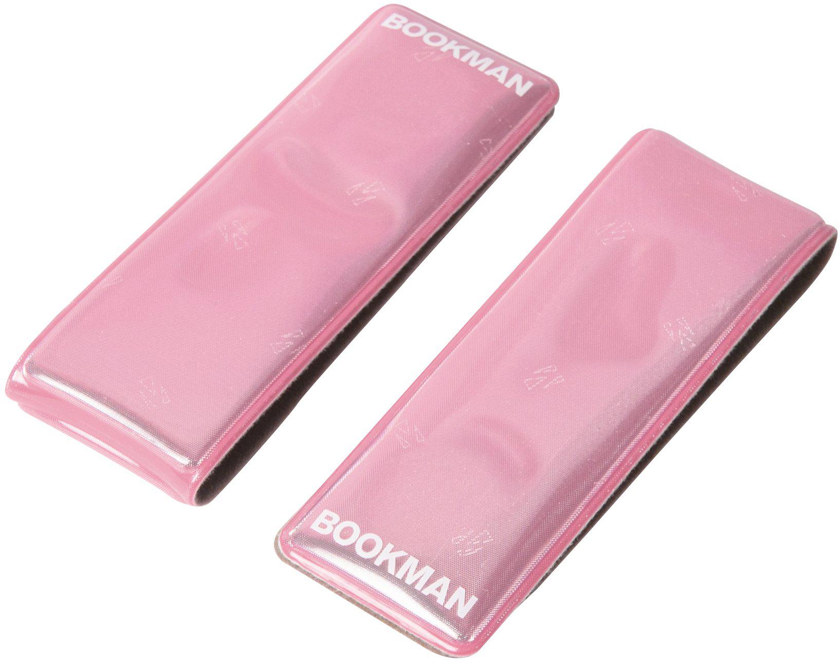 Bookman Magnetic Clip-on Reflectors - Pink