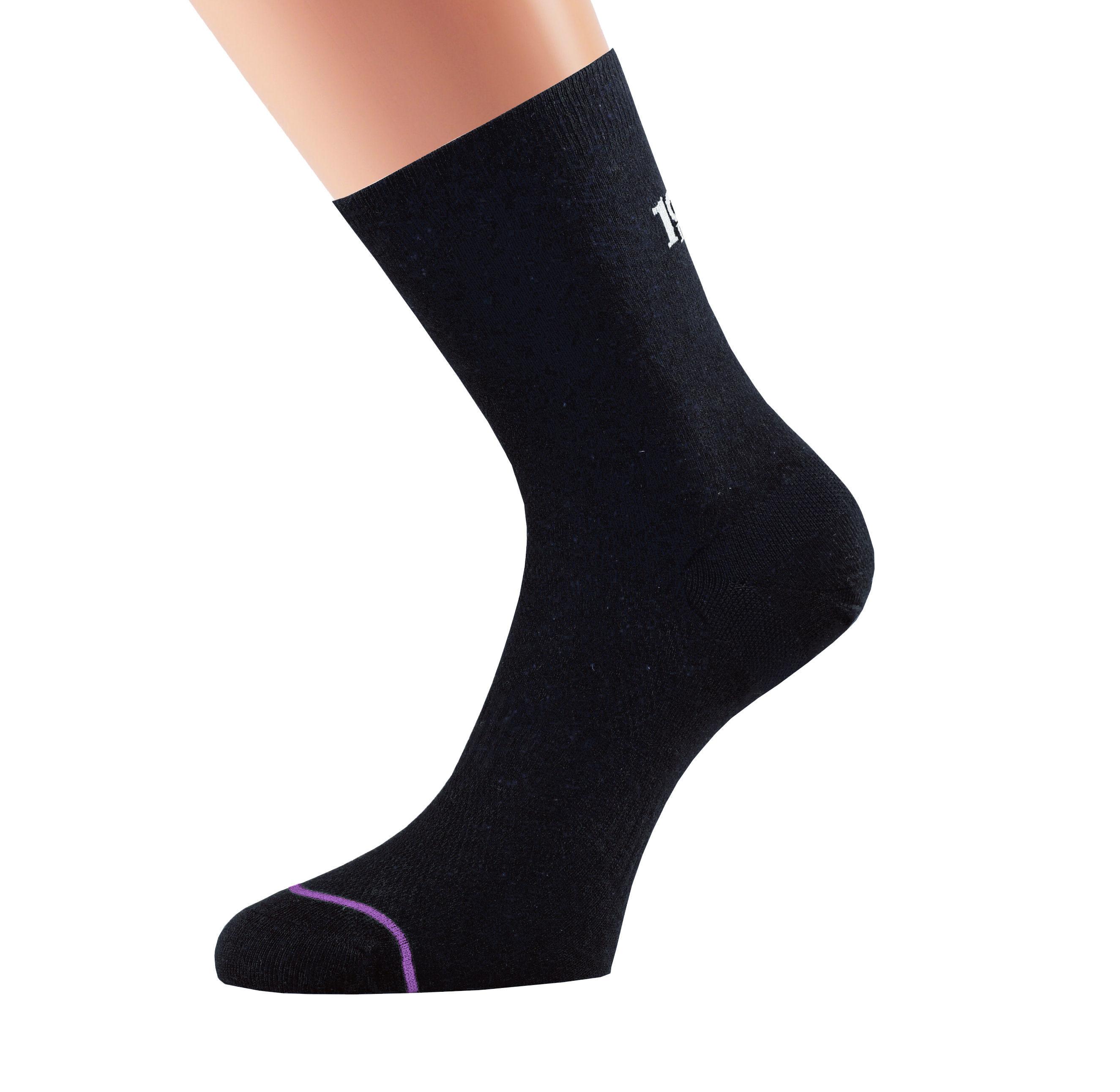 1000 Mile Womens Ultimate Liner Socks - Black