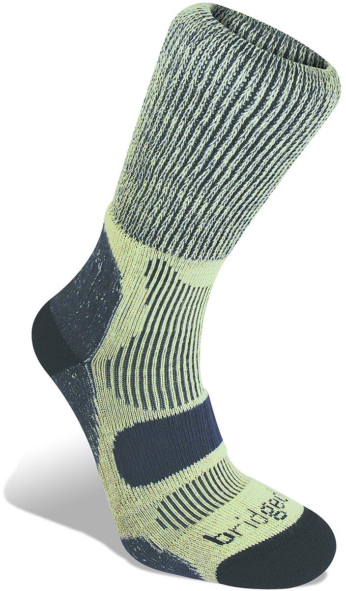 Bridgedale Hike Lightweight Cotton Cool Comfort Boot Socks - Forest