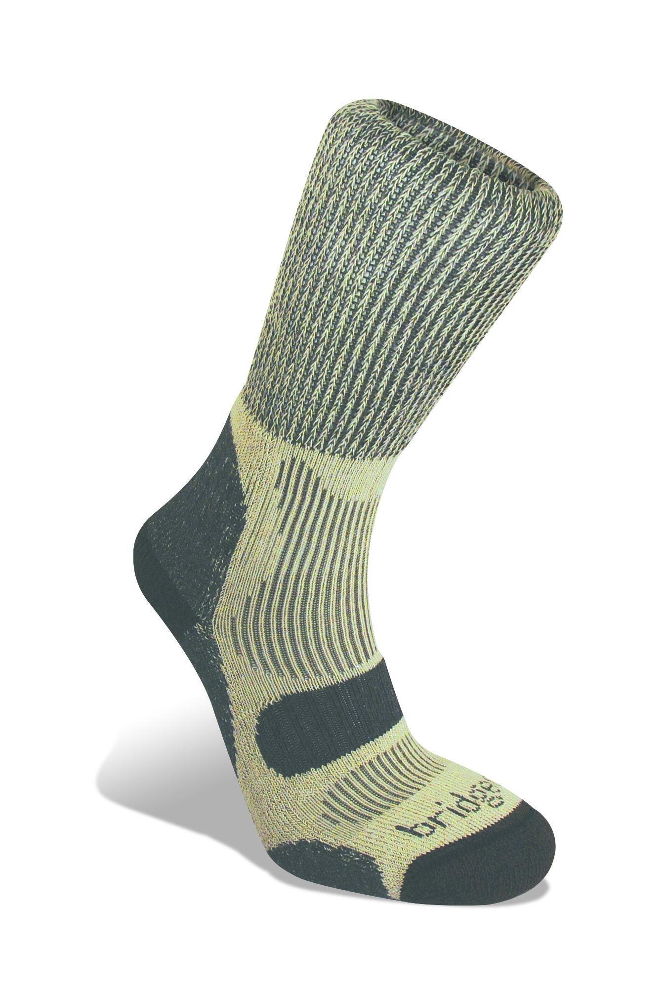 Bridgedale Hike Lightweight Cotton Cool Comofort Boot Socks - Storm/navy