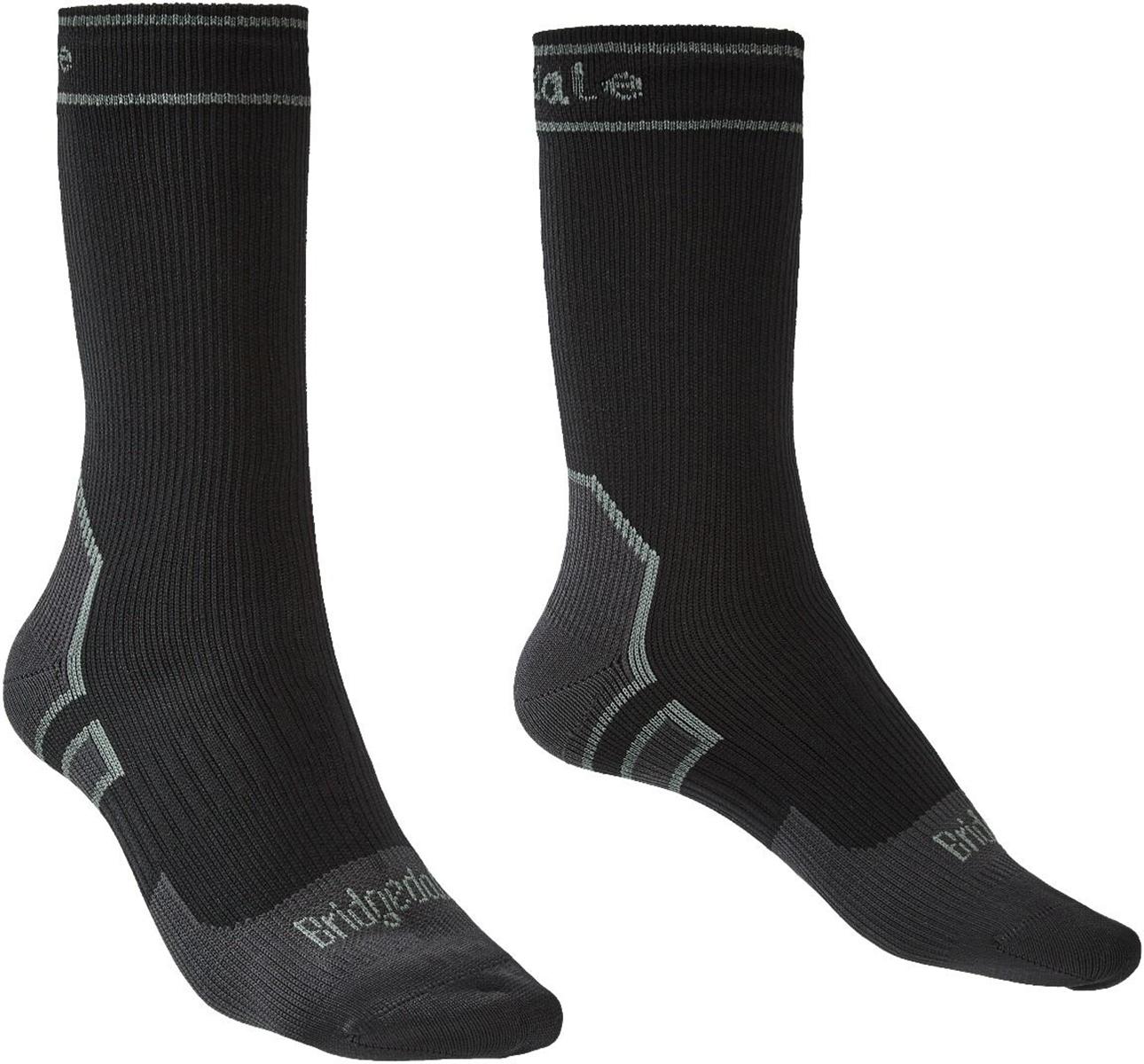 Bridgedale Stormsock Lightweight Waterproof Boot Socks - Charcoal