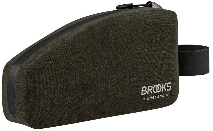 Brooks England Scape Top Tube Bag - Mud Green