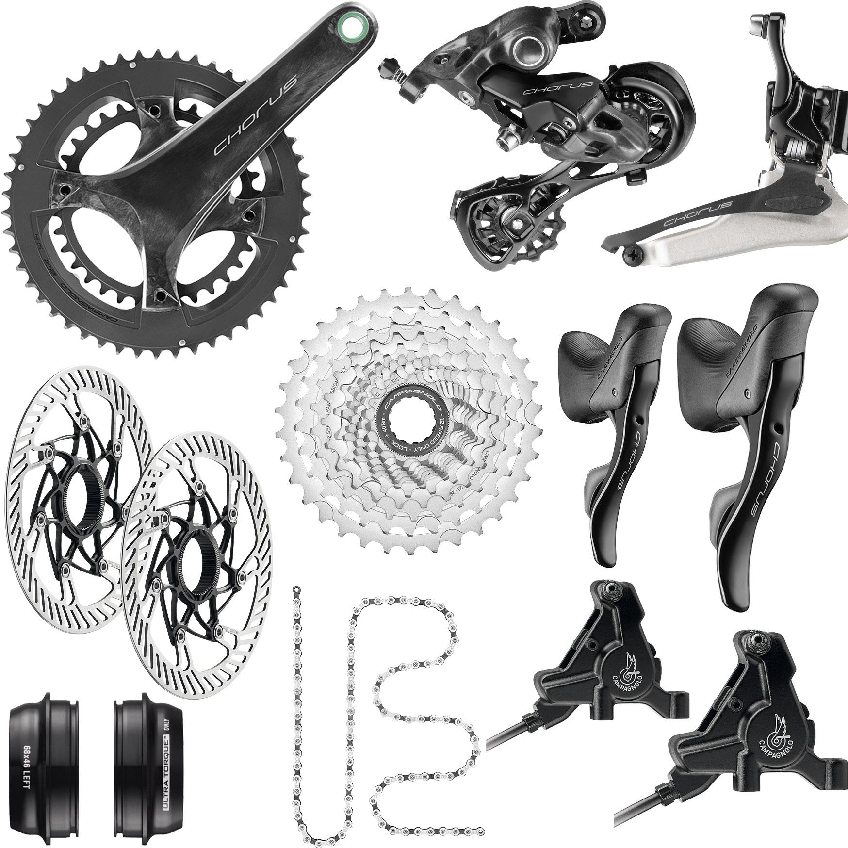 Campagnolo Chorus 12 Speed Disc Groupset - Carbon