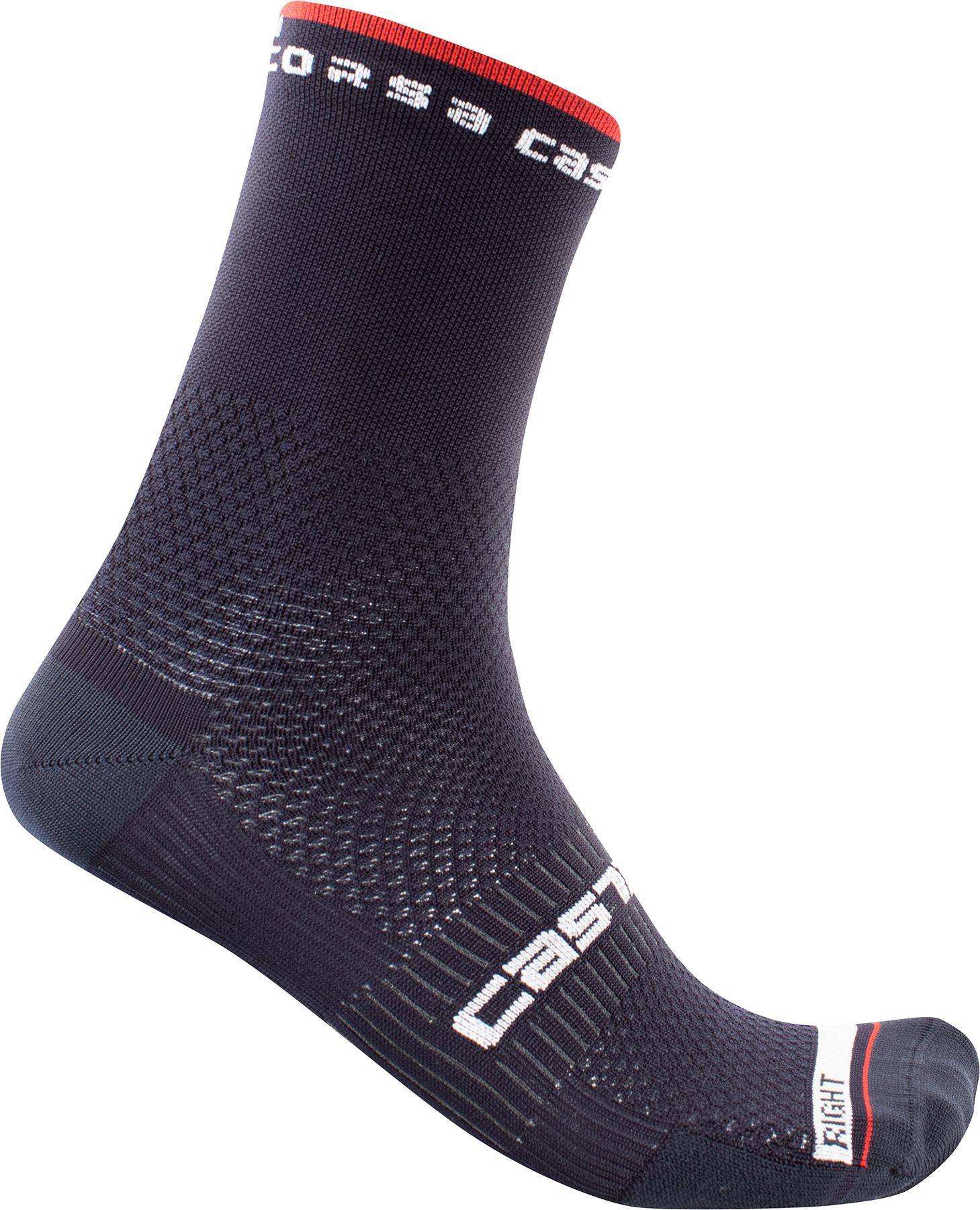 Castelli Rosso Corsa Pro 15 Cycling Socks - Savile Blue