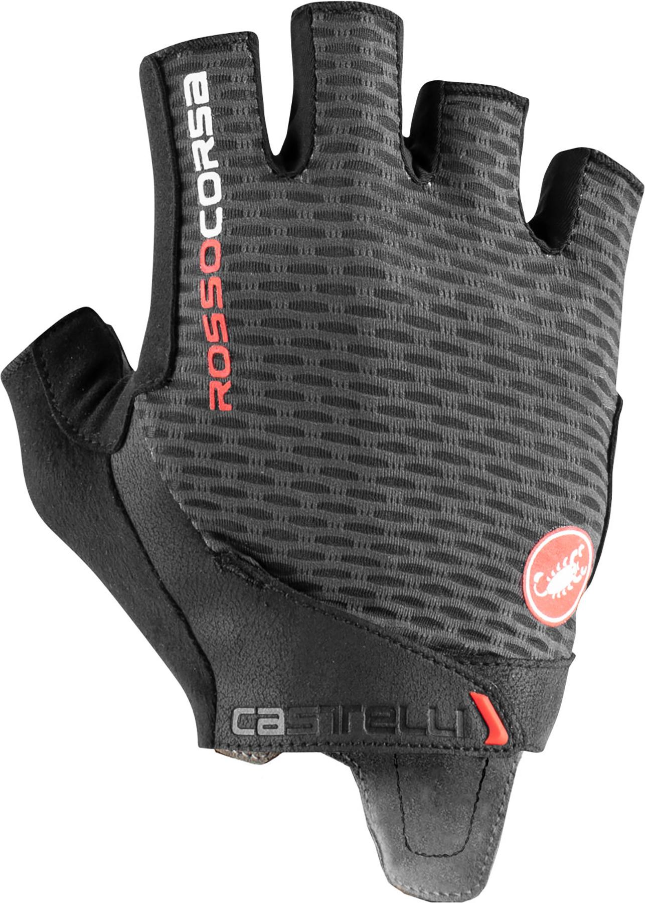 Castelli Rosso Corsa Pro V Cycling Gloves - Dark Grey