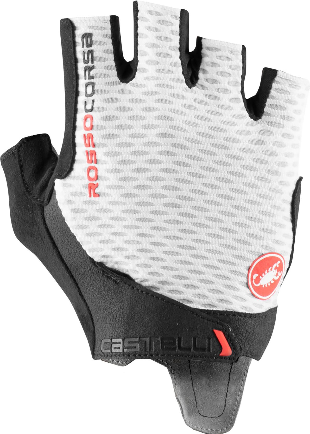 Castelli Rosso Corsa Pro V Cycling Gloves - White