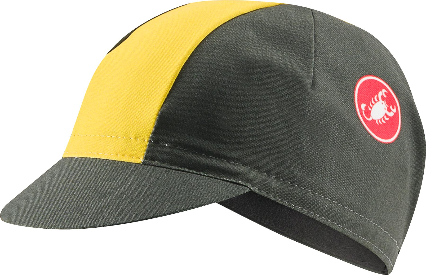 Castelli Velocissimo Kit Cap - Military/yellow