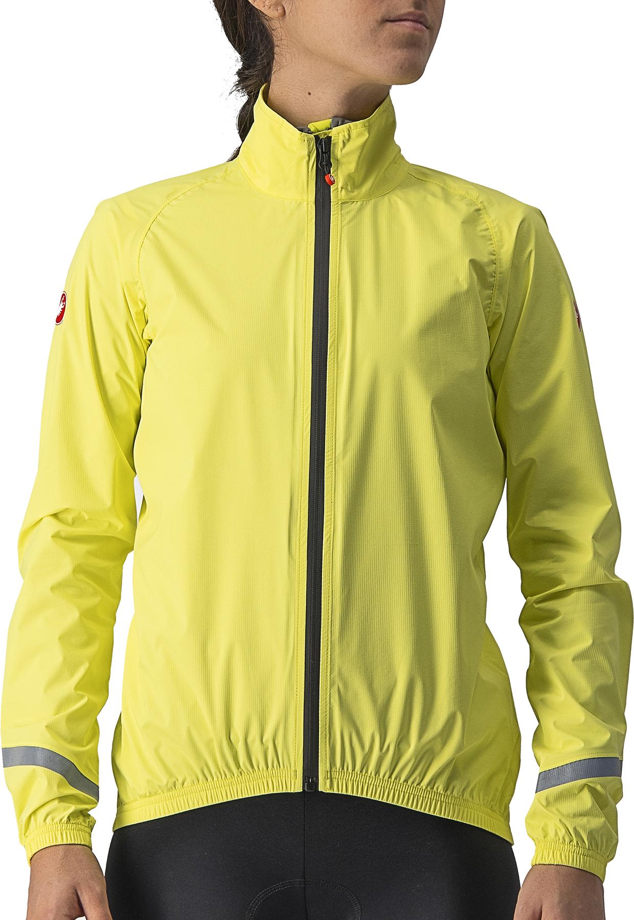 Castelli Womens Emergency Rain Jacket - Brilliant Yellow