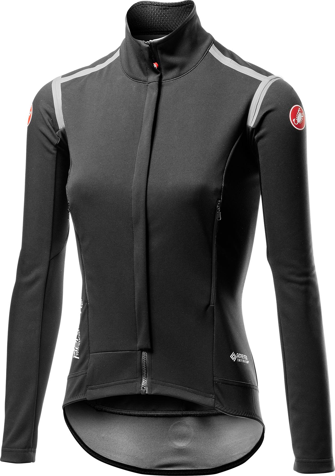 Castelli Womens Perfetto Ros Long Sleeve Jacket - Light Black