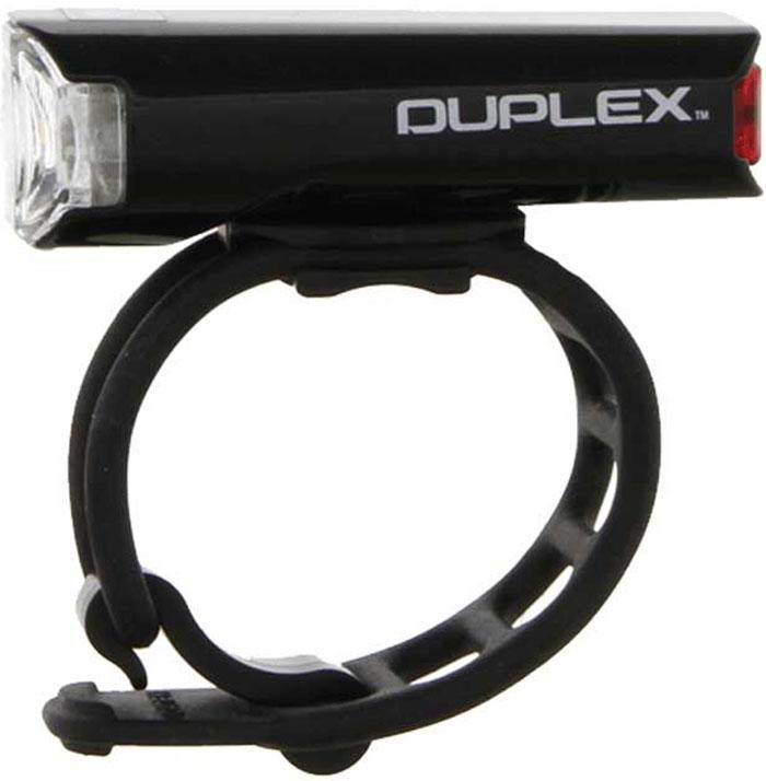 Cateye Duplex FrontandRear Helmet Light - Black