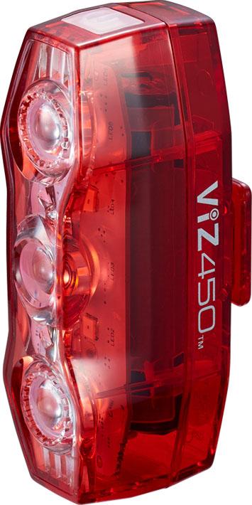 Cateye Viz 450 Rear Light - Black/red